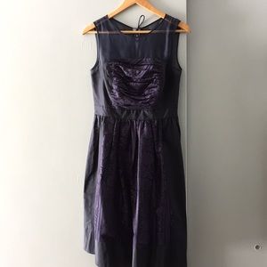 Kay Unger blue dress